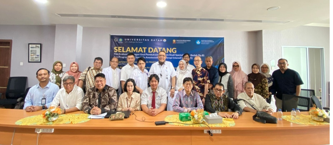 EVALUASI LAPANGAN PPDS ANESTESIOLOGI DAN TERAPI INTENSIF, FAKULTAS KEDOKTERAN UNIVERSITAS BATAM 