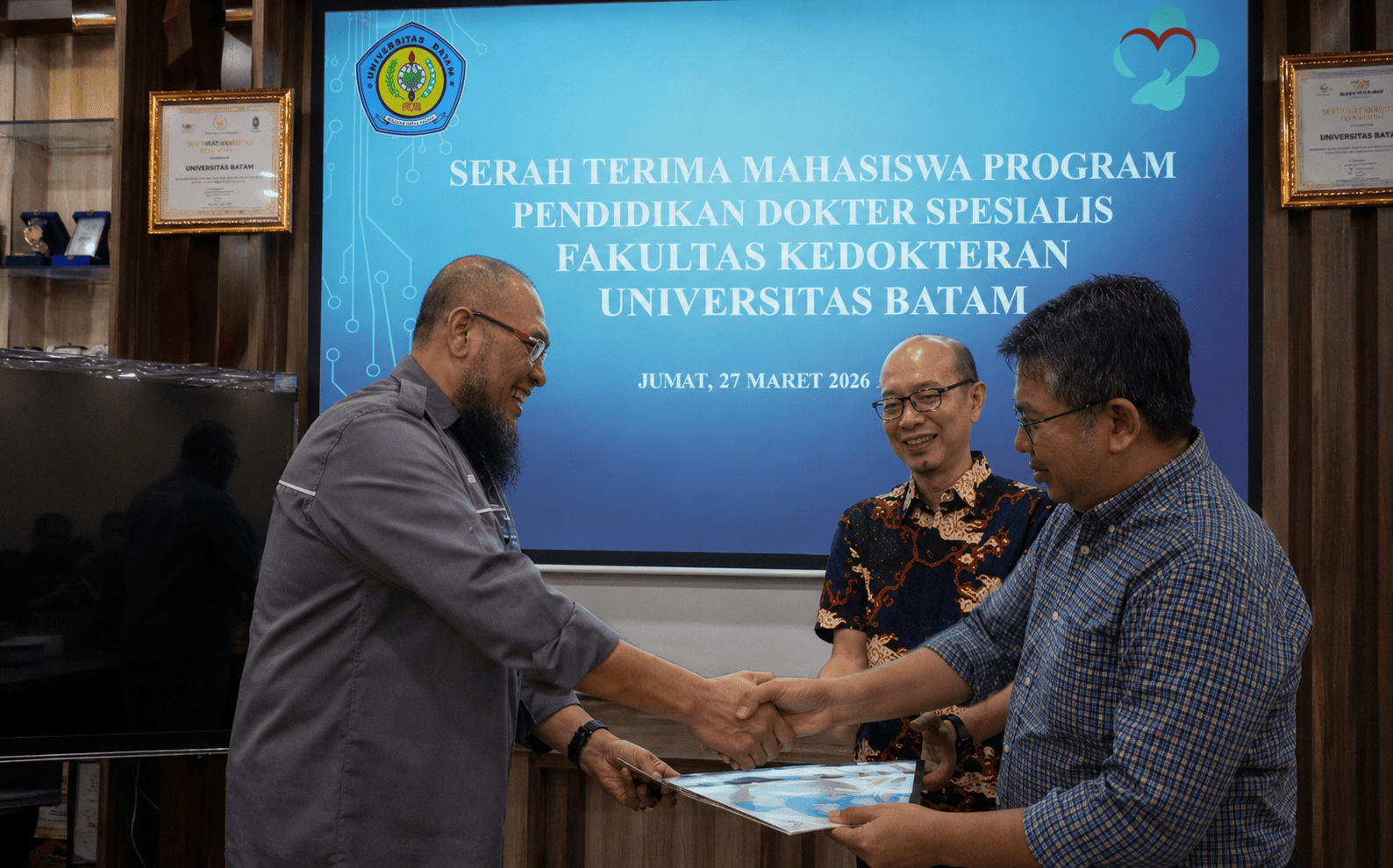 Serah Terima Mahasiswa PPDS Anestesiologi dan Terapi Intensif Angkatan I
